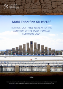 More than “Ink on Paper”: Taking Stock Three Years After the Adoption of the Yazidi [Female] Survivors Law - front cover
